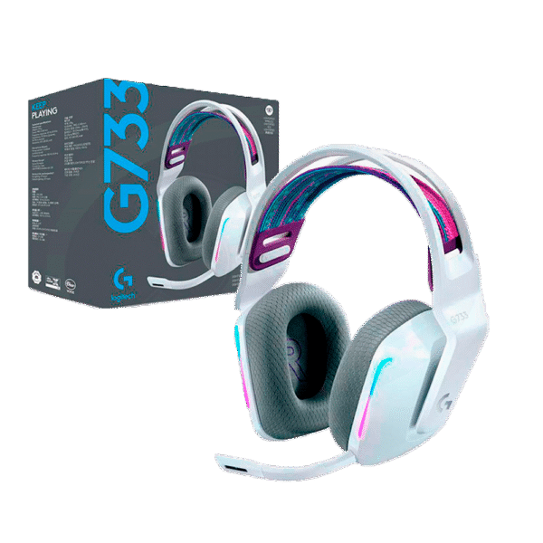Auricular LOGITECH G733 Wireless White RGB