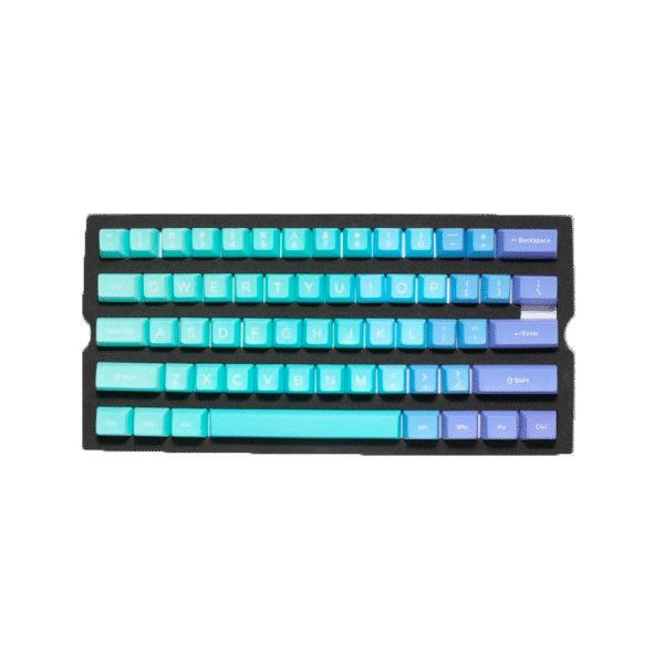 DUCKY KEYCAP SET AZURE SA US ABS SEAMLESS DOUBLE SHOT