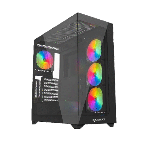 GABINETE GAMER RAIDMAX INFINITA i800 FISHTANK TG RGB
