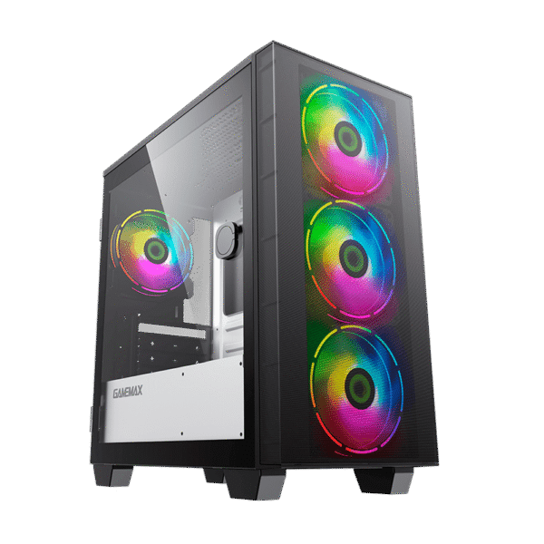 Gabinete GAMEMAX Aero Mini 4*Fan ARGB M-ATX