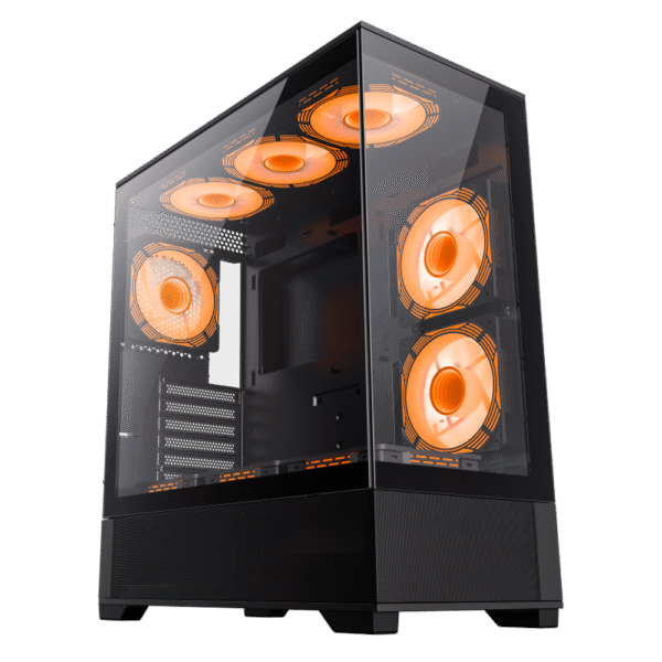 Gabinete GAMEMAX Vista AB Black 6 Fans ARGB