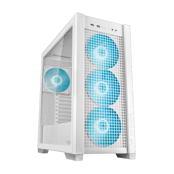 Gabinete ASUS TUF GAMING GT 302 White 4x Fans ARGB 140mm