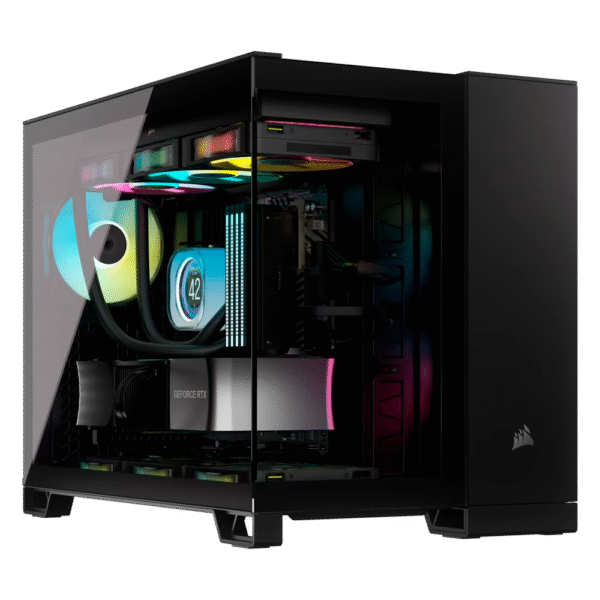 Gabinete Corsair 2500X TG Mid-Tower Dual Chamber Black