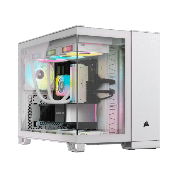 Gabinete Corsair 2500X TG Mid-Tower Dual Chamber White
