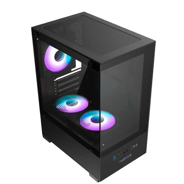 Gabinete MLOGIX View Max 180 Mini Fan RGB x1