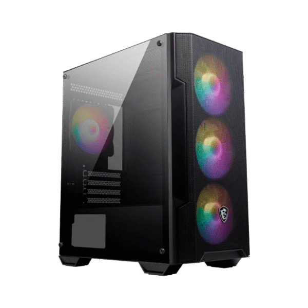 Gabinete MSI MAG FORGE M100A Acrilico Mid-Tower Fan RGB x4