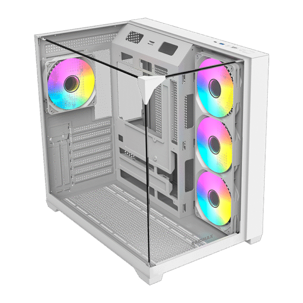 Gabinete RAIDMAX Infinita I620 Fishtank ARGB White