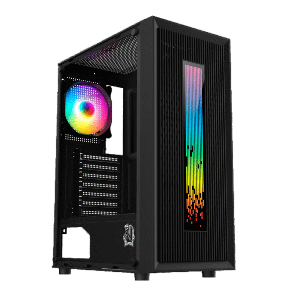 Gabinete Raptor Vortex TG Mid-Tower RGB Back Fan x1