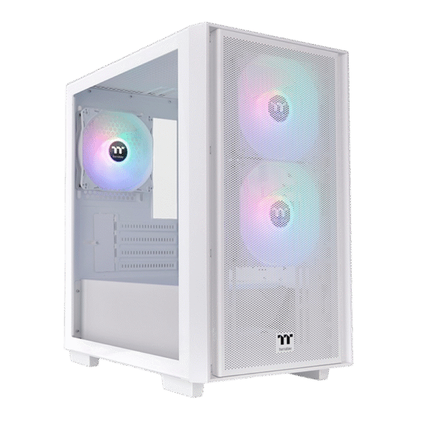 Gabinete THERMALTAKE Versa H16 TG ARGB Snow White Temp Glass