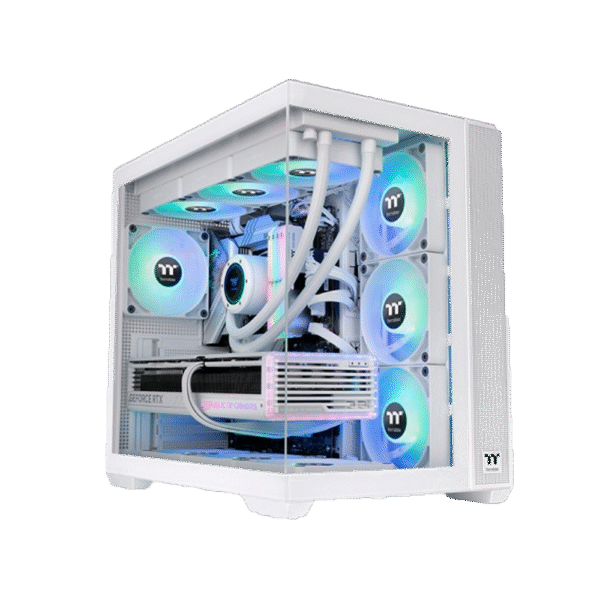 Gabinete THERMALTAKE View 380 Mid-Tower TG Snow White