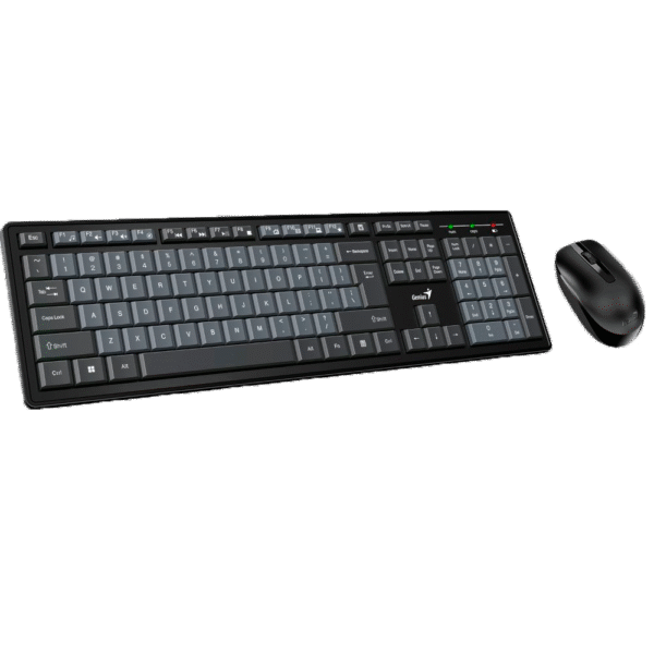 KIT GENIUS Teclado + Mouse Wireless KM-8200 Dual Color