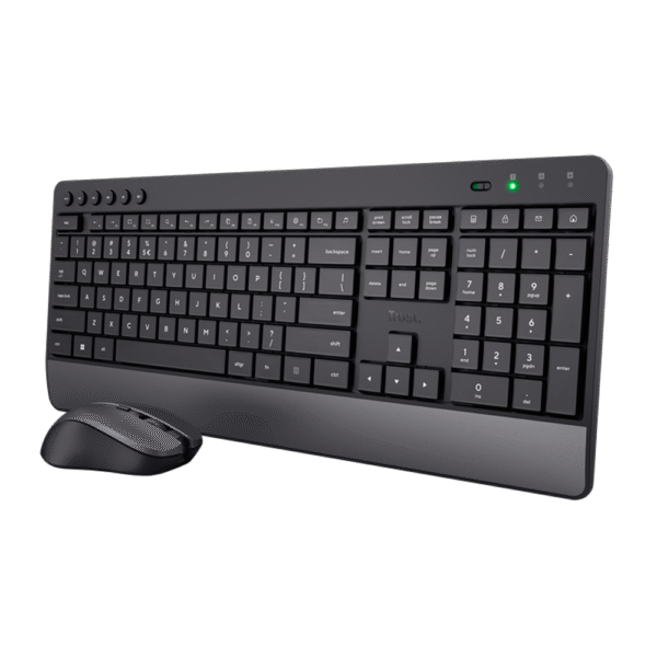 KIT TRUST Teclado + Mouse Trezo Wireless Eco ES