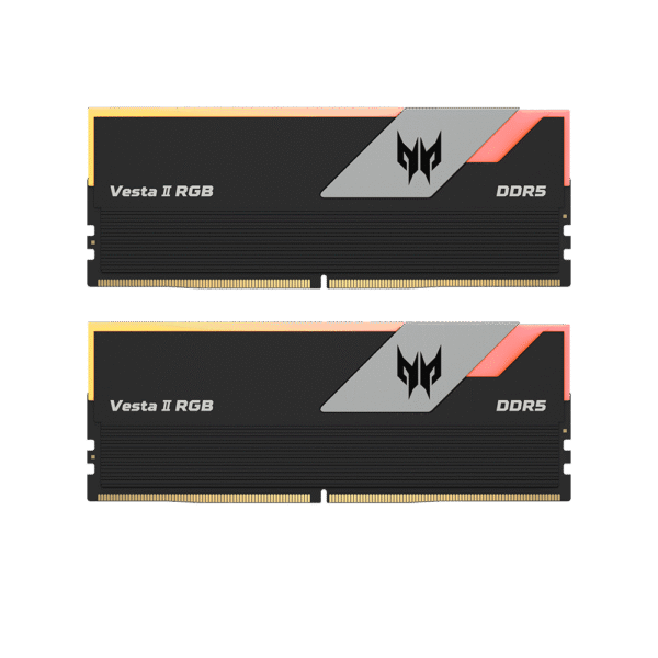 Memoria RAM DDR5 ACER PREDATOR 64GB 2x32GB 6000 MHz Vesta II RGB Black CL 32  AMD Expo / INTEL XMP