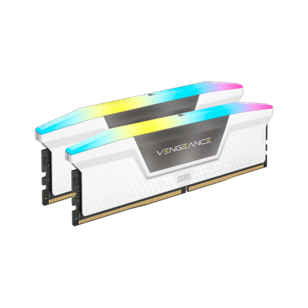 Memoria RAM DDR5 Corsair 32Gb (2x16Gb) 6000 MHz Vengeance RGB White CL30 INTEL XMP