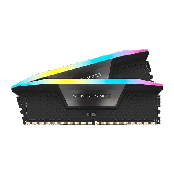 Memoria RAM DDR5 Corsair 32Gb (2x16Gb) 6400 MHz Vengeance RGB Black CL36 INTEL XMP
