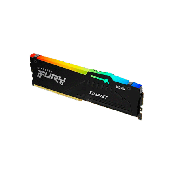 Memoria RAM DDR5 KINGSTON 16GB 5600 MHz Fury Beast RGB CL40 INTEL XMP
