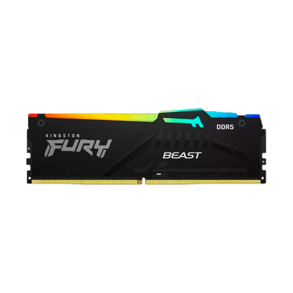Memoria RAM DDR5 Kingston 32GB 5200 Mhz FURY Beast Black RGB