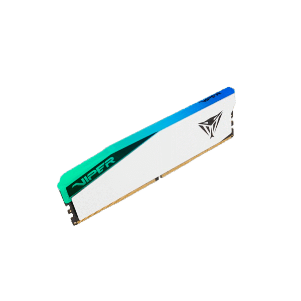 Memoria RAM DDR5 PATRIOT 32GB 5600 MHZ VIPER ELITE 5 RGB WHITE SINGLE CL38 AMD Expo / INTEL XMP PE000941