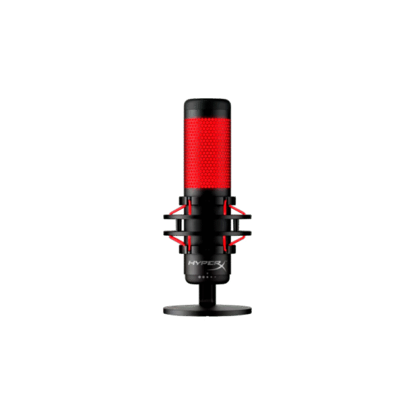 Micrófono HyperX QuadCast Negro-Rojo 4P5P6AA