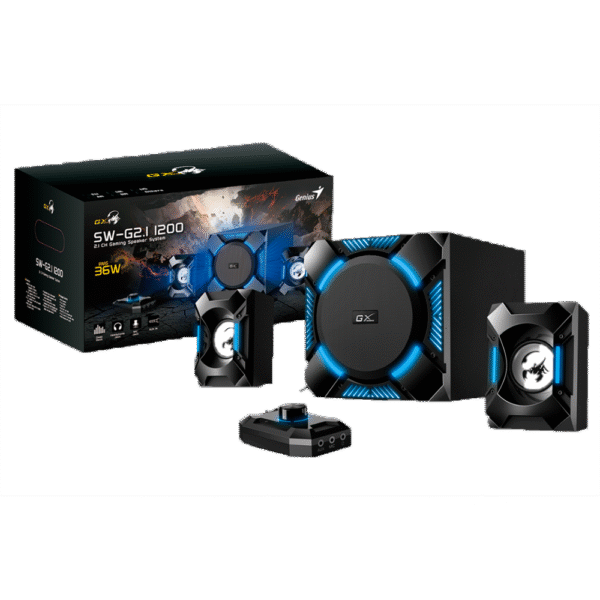 Parlante GENIUS GX SW-G2.1 1200 BLK 100-24V