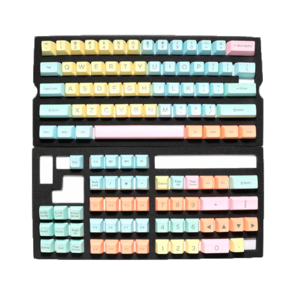 SET DE TECLAS DUCKY COTTON CANDY 108 TECLAS DOUBLE SHOT KEYCAP
