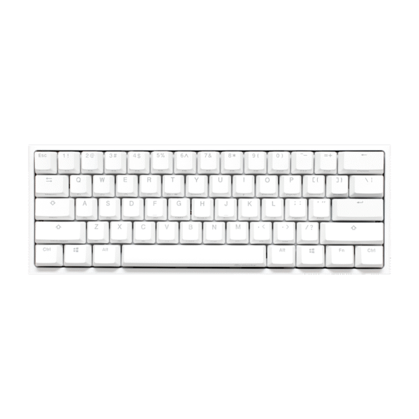 TECLADO GAMER DUCKY ONE 2 MINI WHITE SESALWWT1