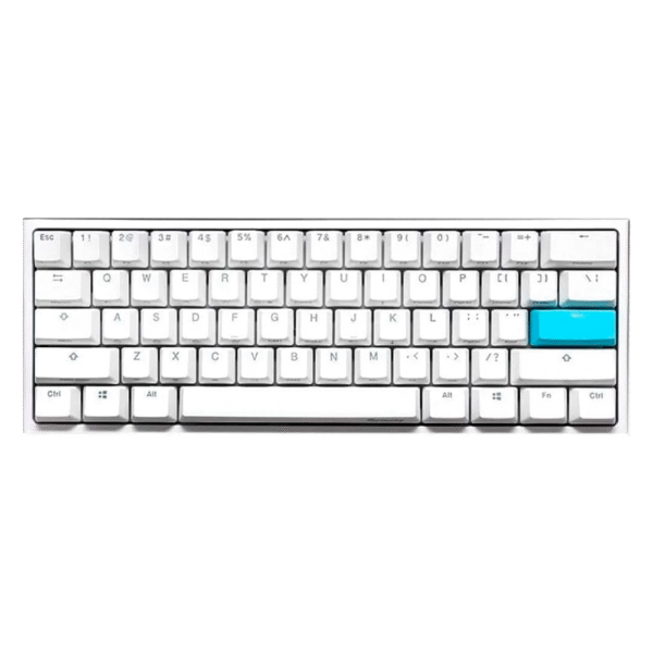 TECLADO GAMER DUCKY ONE 2 SF RGB WHITE SPEED ABS 65 MECANICO