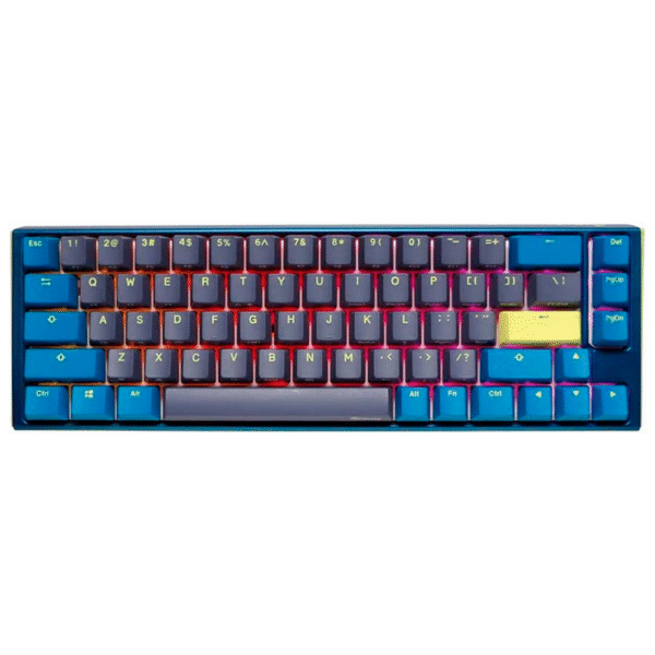 TECLADO MECANICO DUCKY ONE 3 DAYBREAK SF TECLAS AZULESINTERRUPTOR MARRON INGLES PBT DOBLE DISPARO
