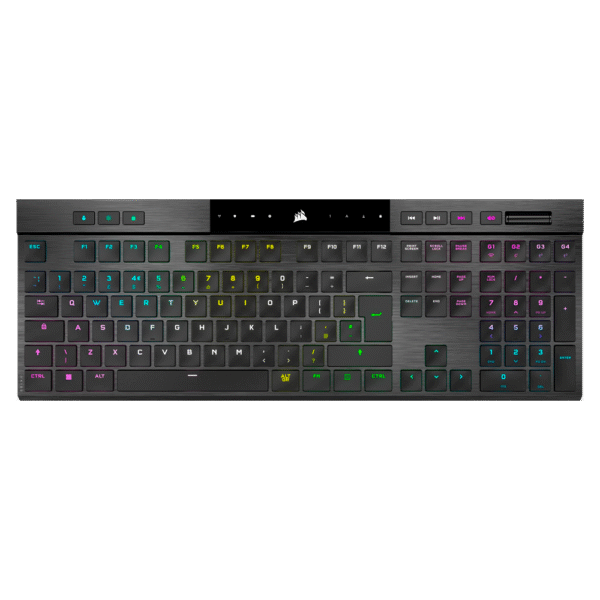Teclado Gamer CORSAIR K100 Air Wireless - Ultra Low Prfile - Cherry MX Speed