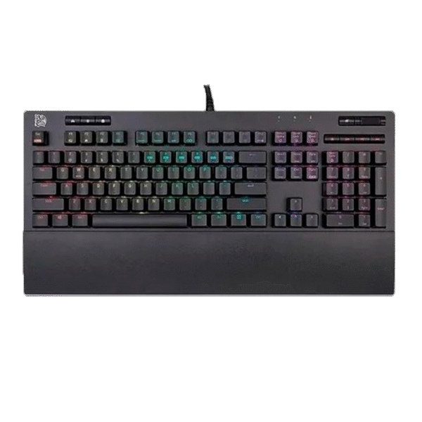 Teclado Gamer TT ESPORTS Neptune Elite TTC RGB Blue Axis Black Spanish