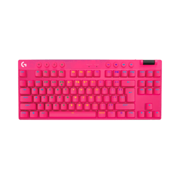 Teclado LOGITECH Pro X TKL Magenta Lightspeed