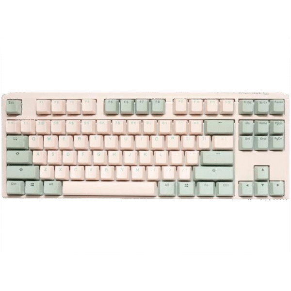 Teclado Mecanico Ducky One 3 Matcha TKL Hotswap Double Shot PBT QUACK Cherry MX Silent Red