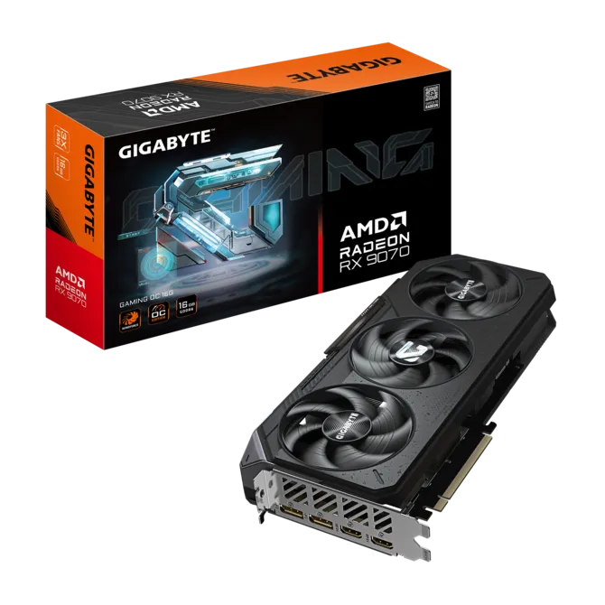 PLACA DE VIDEO GIGABYTE RADEON RX 9070 GAMING 16GB