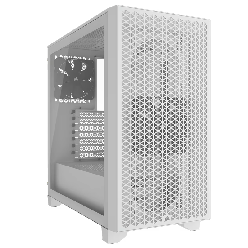 GABINETE CORSAIR 3000D WHITE X2 FAN