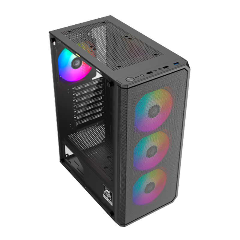 GABINETE ARKHAM MEL X4 FANS ARGB ATX