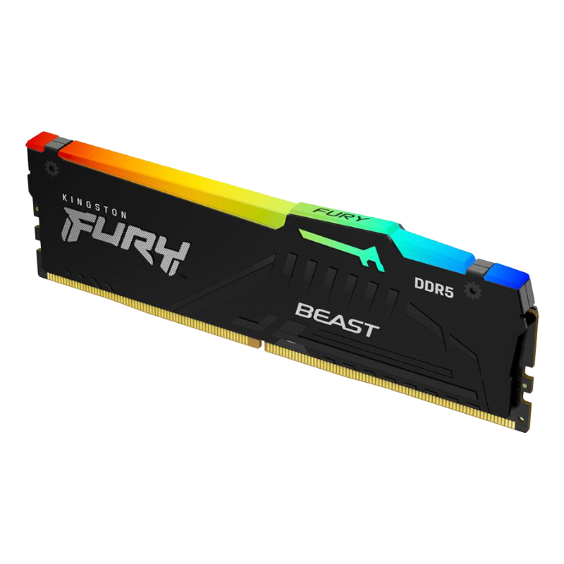 MEMORIA RAM DDR5 KINGSTON 8GB 6000MHZ FURY BEAST RGB CL36