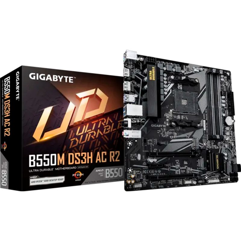 MOTHER GIGABYTE B550M DS3H AC R.2 - AM4