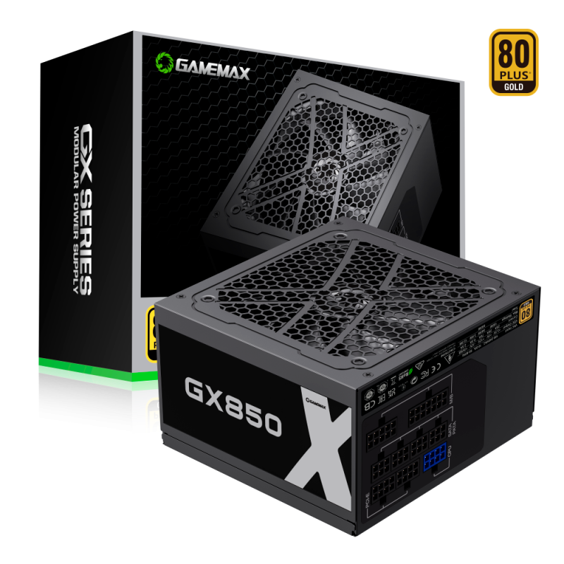 FUENTE GAMEMAX 850W 80 PLUS GOLD GX-850 M