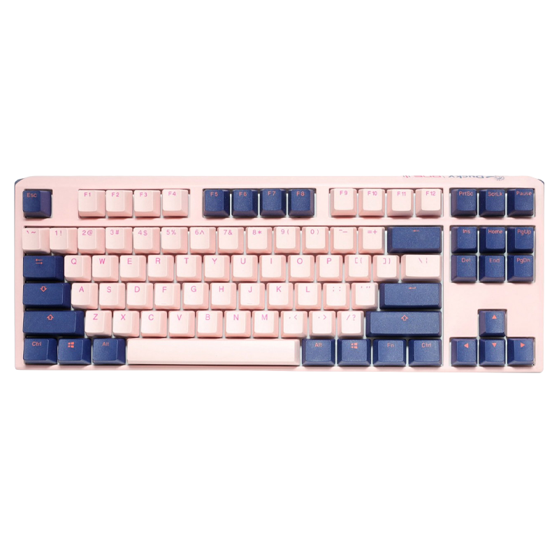 TECLADO DUCKY ONE 3 TKL FUJI ROSE BLUE SWITCH RED ENG PBT DOUBLE SHOT