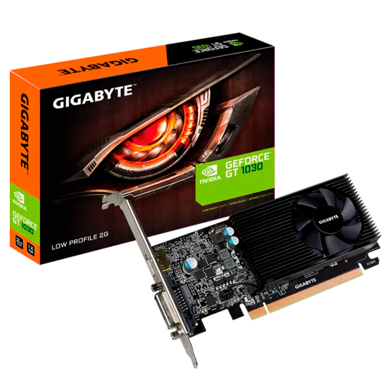 PLACA DE VIDEO GIGABYTE GEFORCE GT 1030 GDDR4 LP 2G