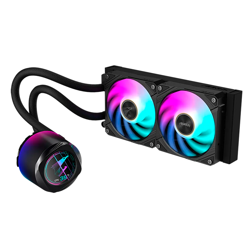 WATER COOLER GIGABYTE AORUS WATERFORCE X II 240 LCD ARGB 240MM