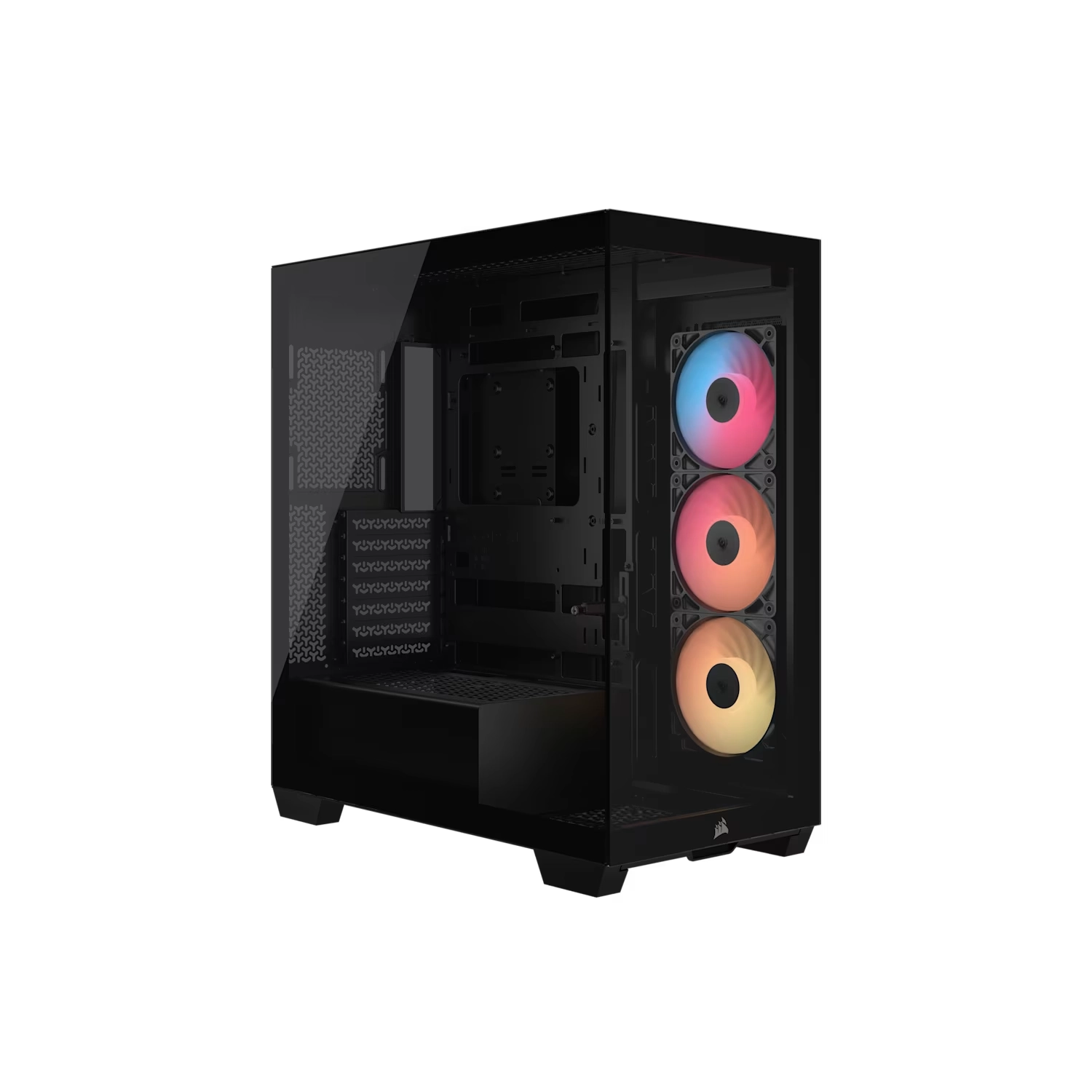 GABINETE CORSAIR 3500X RS-R BLACK X3 FANS ARGB REVERSE